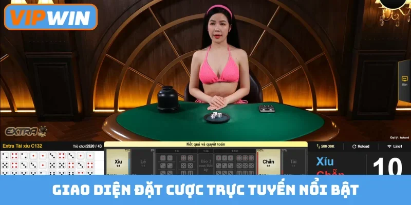 Giao diện đặt cược trực tuyến nổi bật