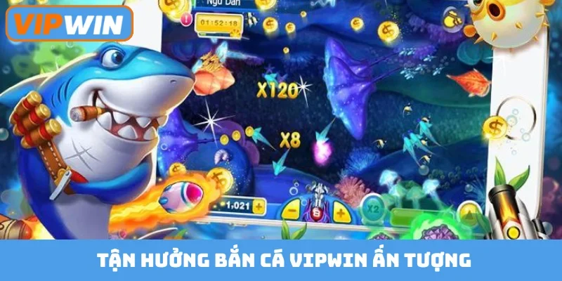 Tận hưởng bắn cá Vipwin ấn tượng