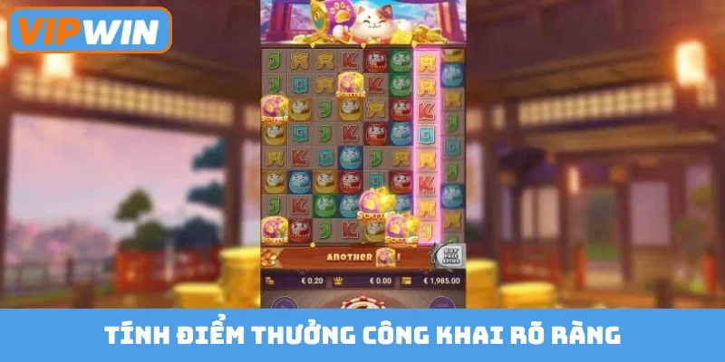 Tính điểm thưởng công khai rõ ràng